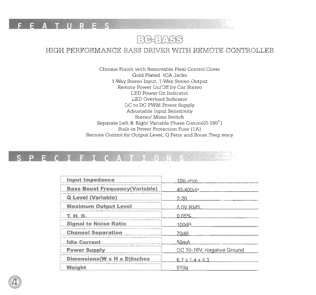 Farenheit Technologies BC-LINE manual 