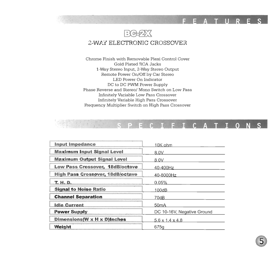 Farenheit Technologies BC-LINE manual 