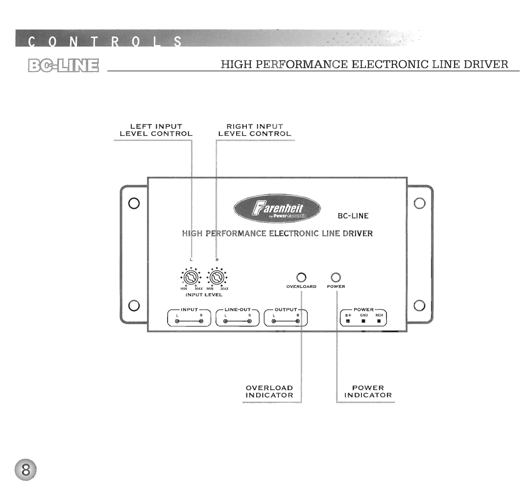 Farenheit Technologies BC-LINE manual 