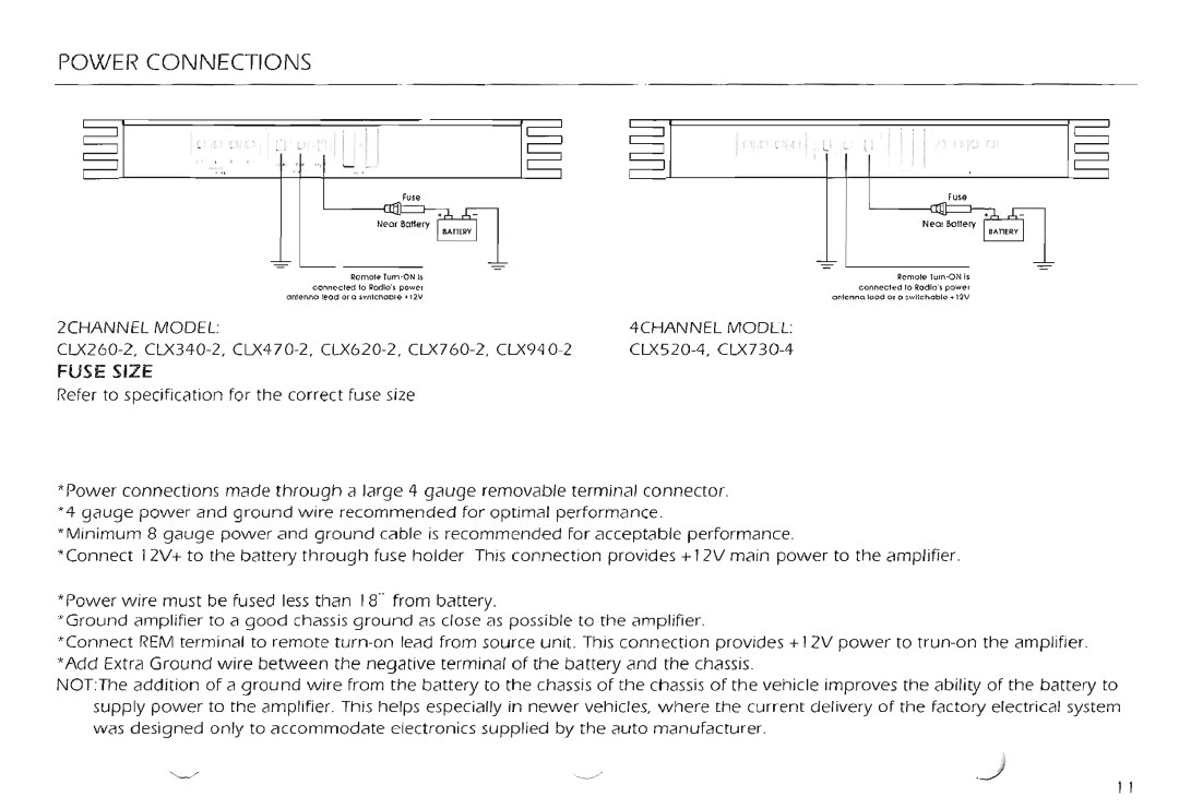 Farenheit Technologies CLX260-2 manual 