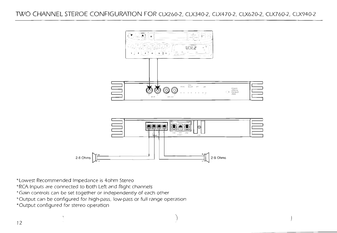 Farenheit Technologies CLX260-2 manual 