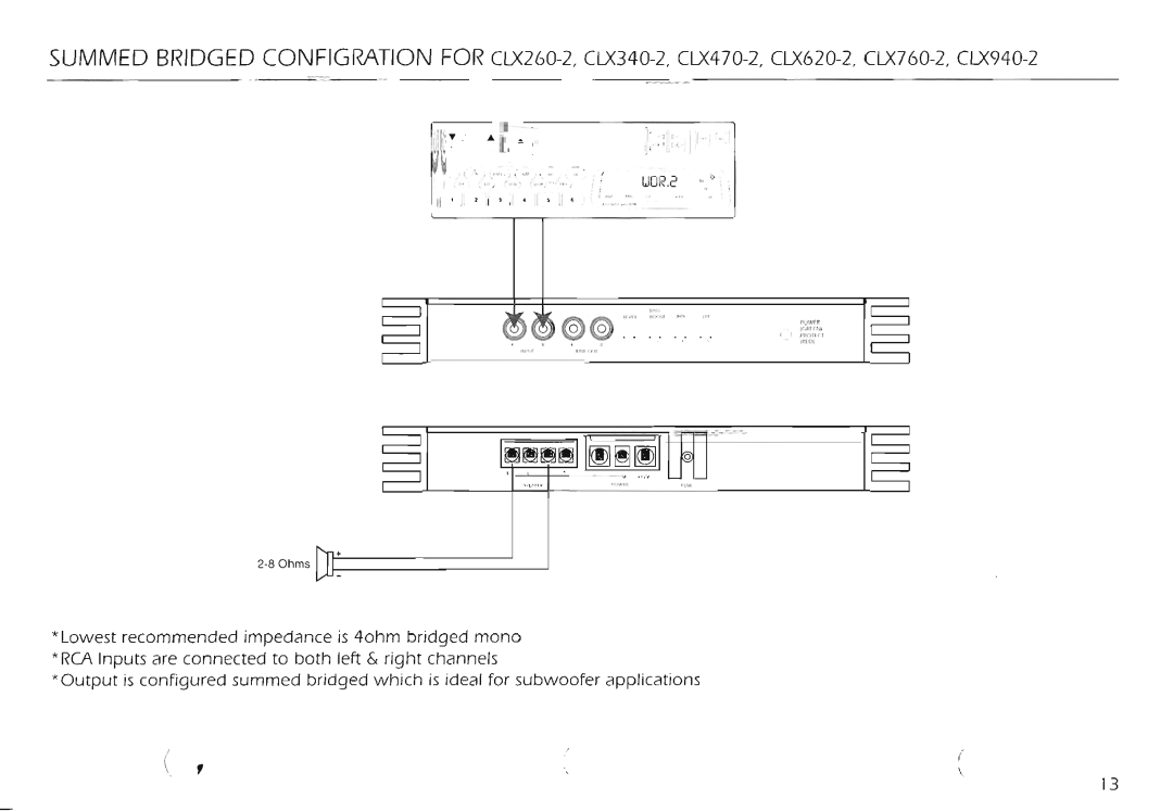 Farenheit Technologies CLX260-2 manual 