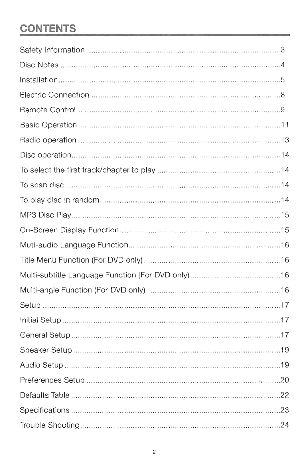 Farenheit Technologies DVD-28 manual 