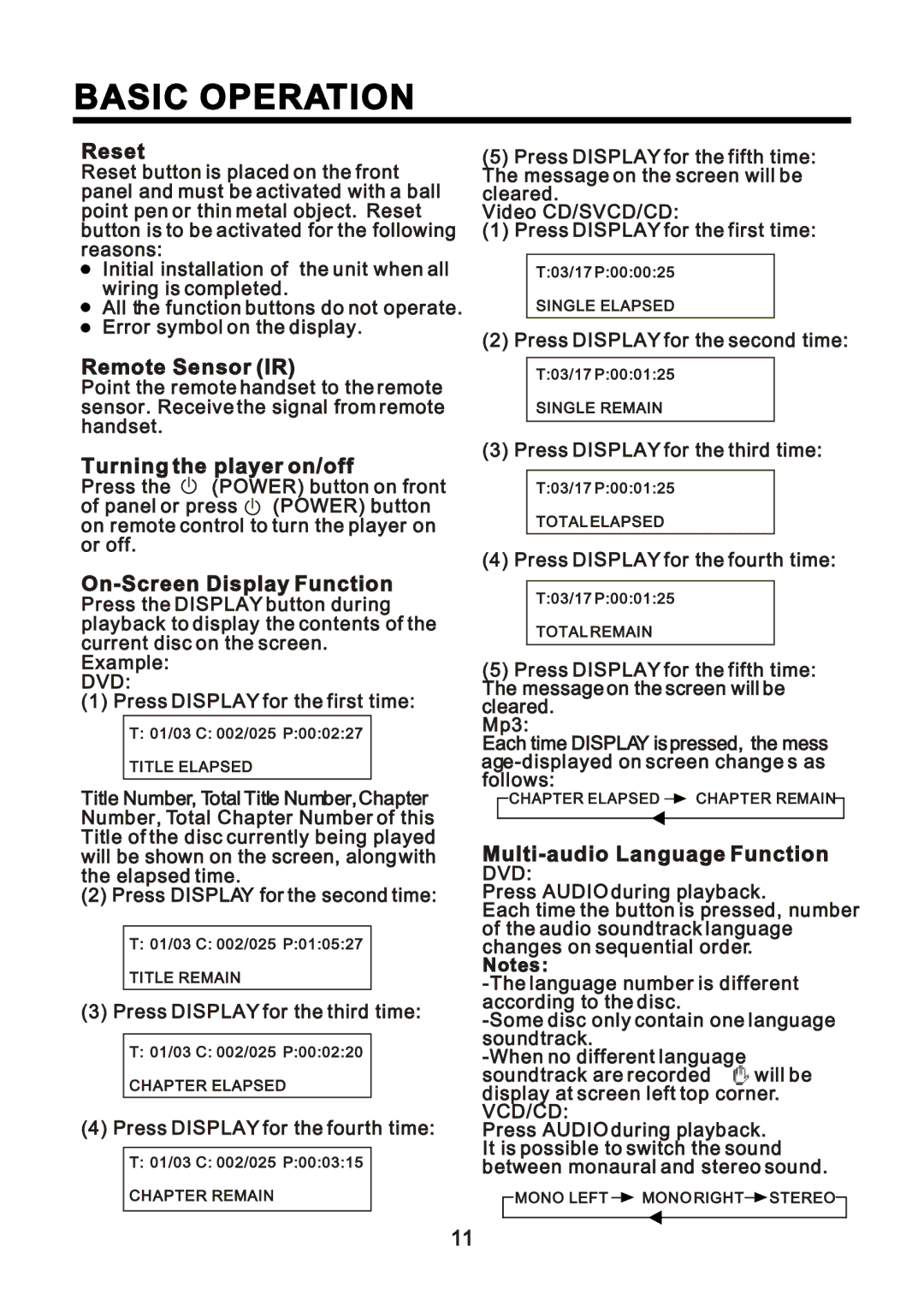 Farenheit Technologies DVD-34TV manual »-»¬, »³±¬» Í»²-± ø×Î÷, «²·²¹ ¬¸» ´¿§» ±²ñ±ºº 