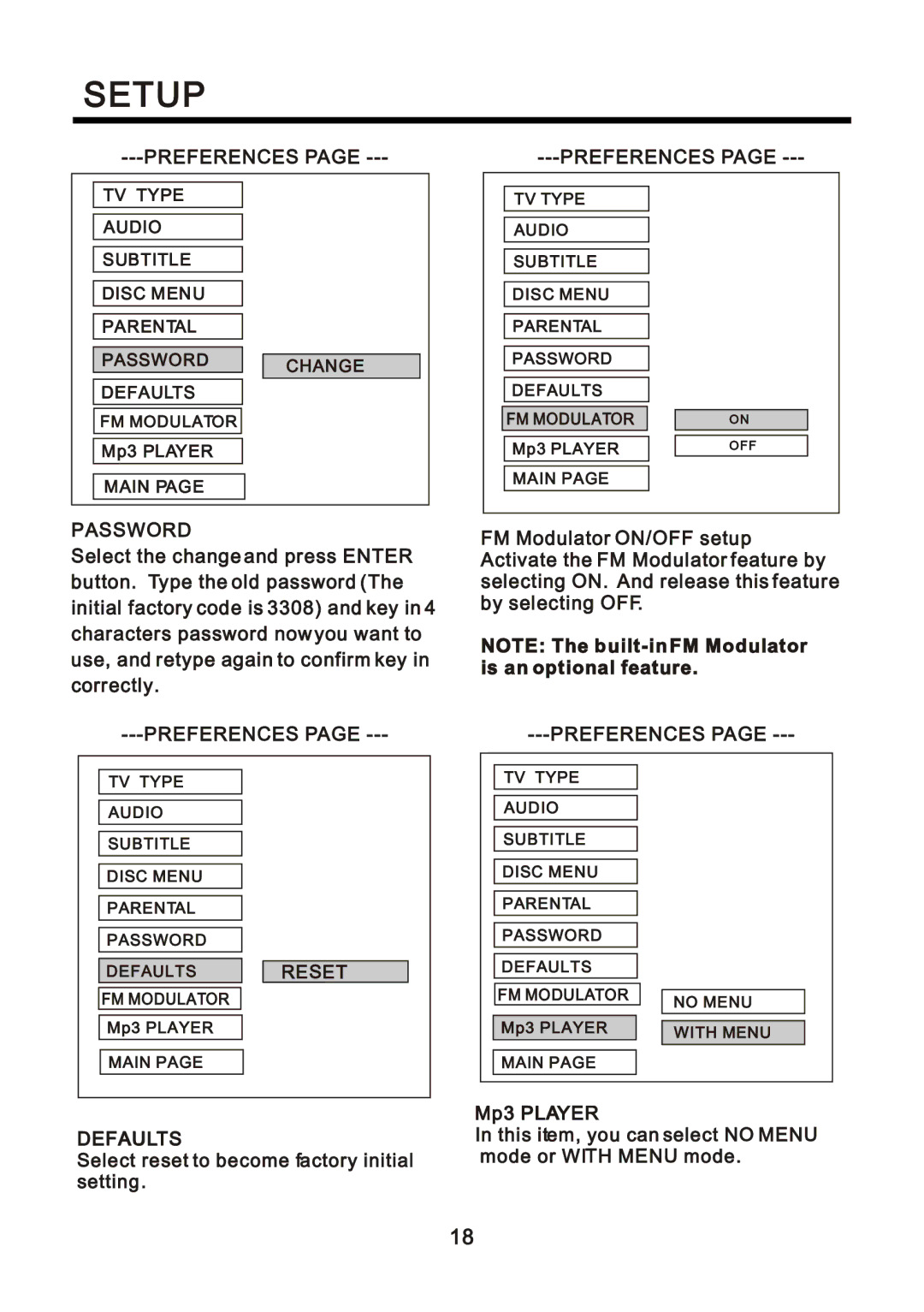 Farenheit Technologies DVD-34TV manual ÐßÍÍÉÑÎÜ, Îûíûì 