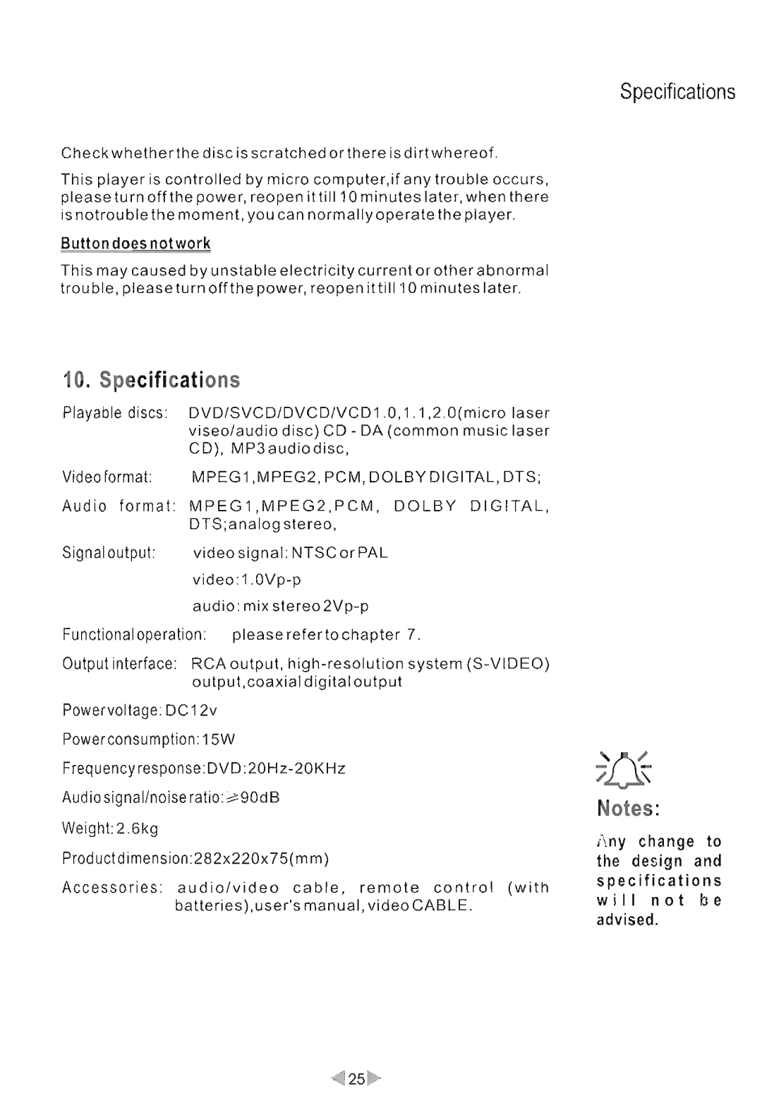 Farenheit Technologies DVD-3T manual 