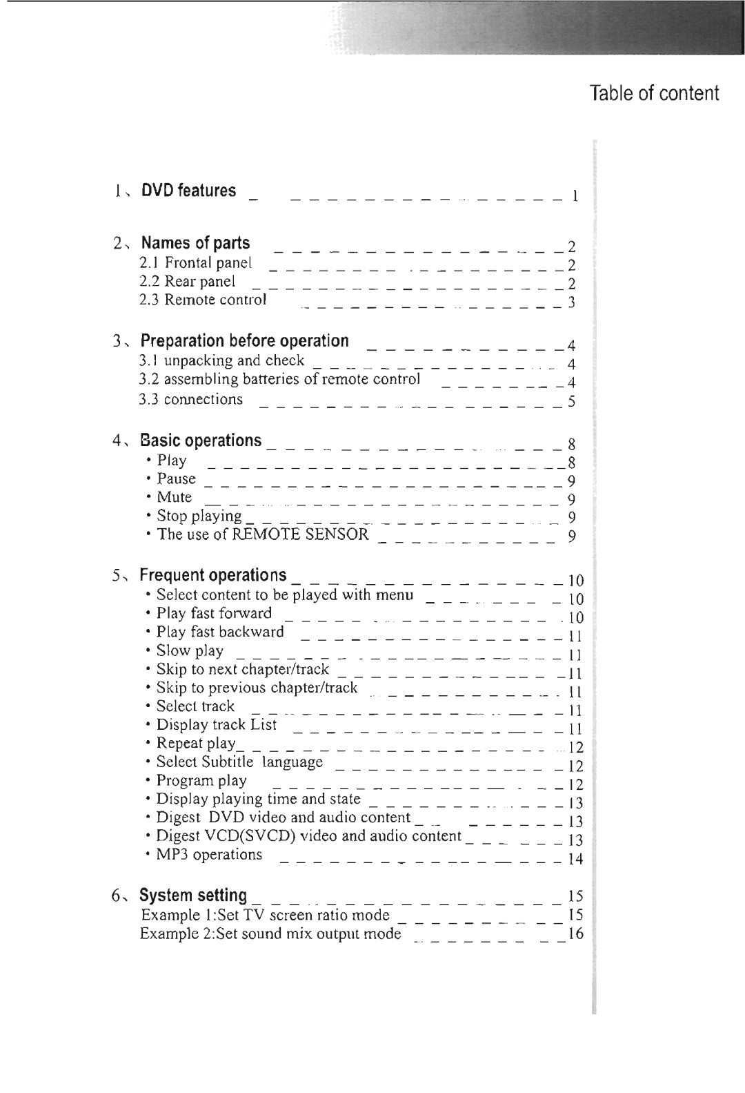 Farenheit Technologies DVD-3T manual 