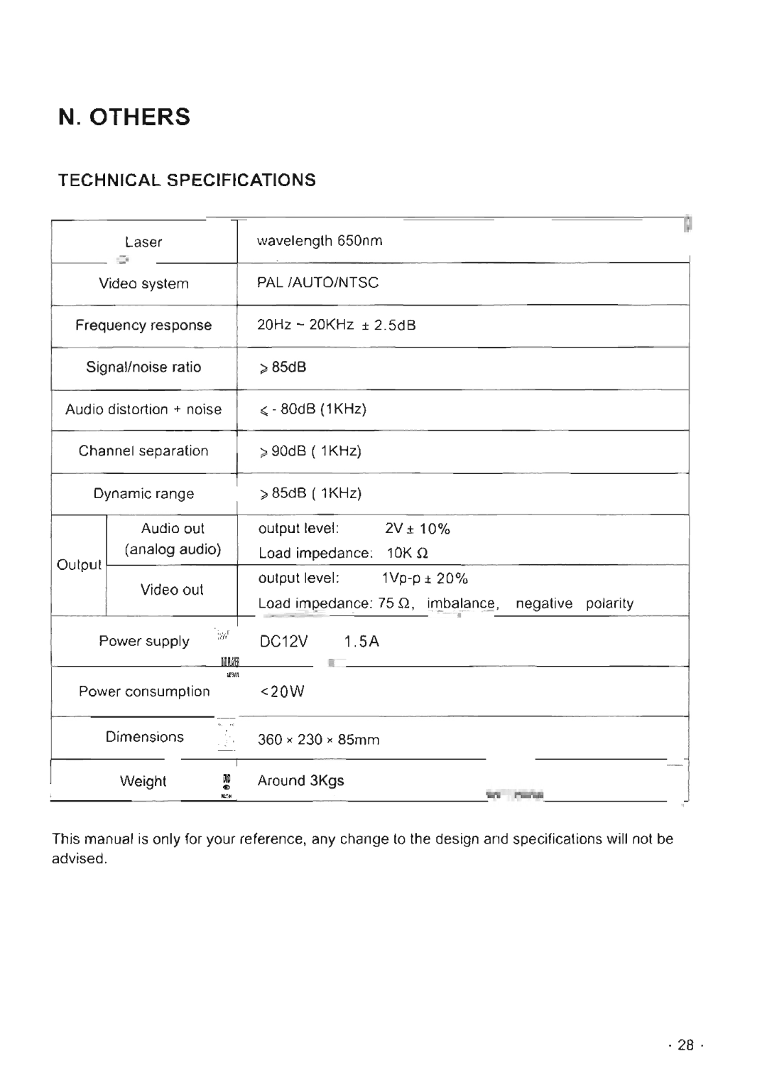 Farenheit Technologies DVD-5000 manual 