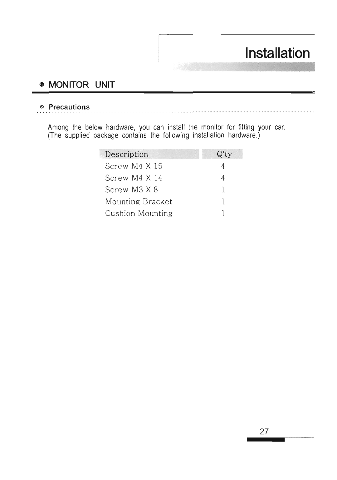 Farenheit Technologies T-7005CM manual 