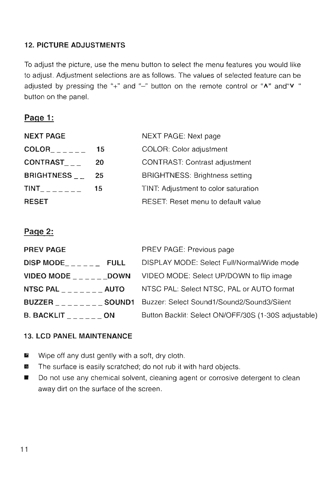 Farenheit Technologies T-7020CMM manual 