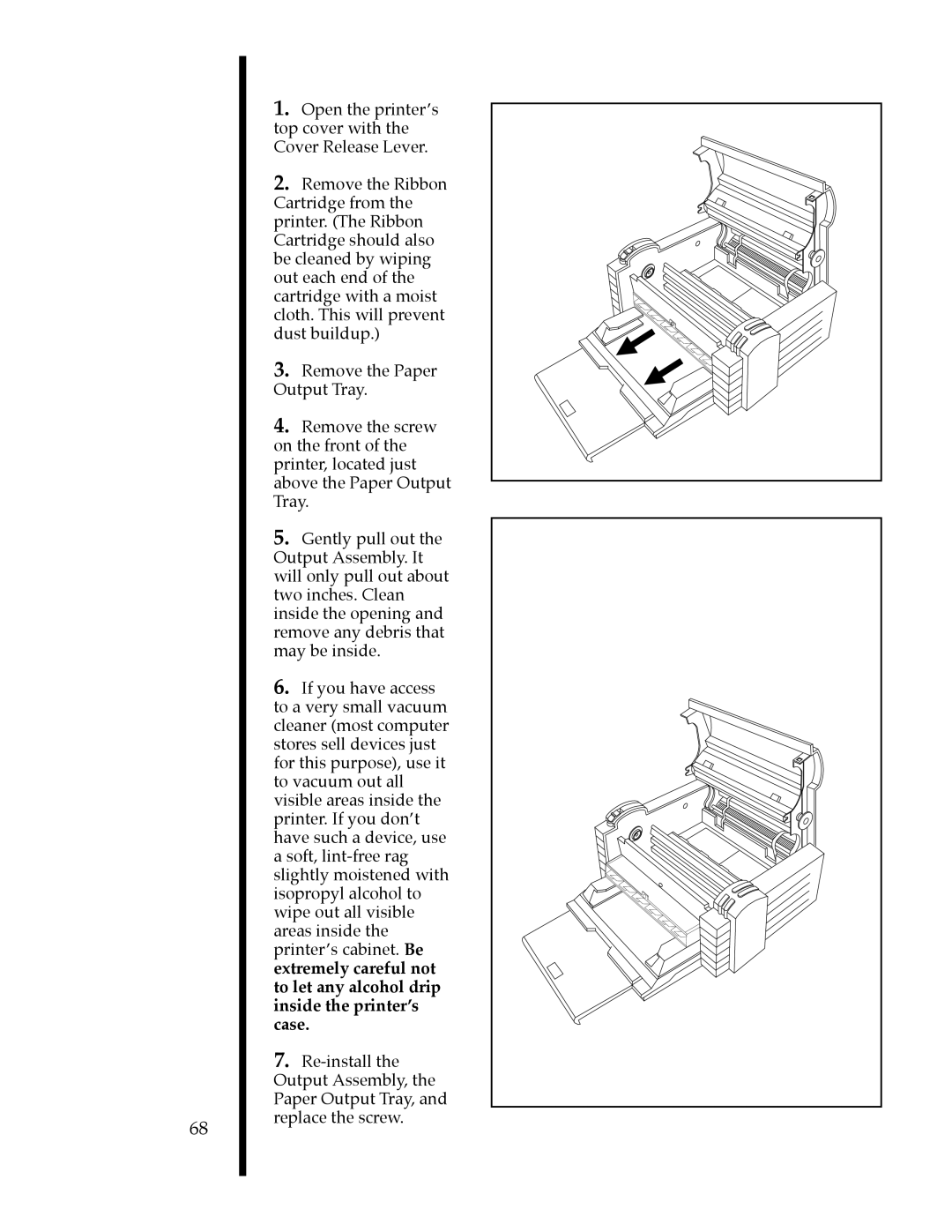 FARGO electronic 76503, 76505, 76501, 76502, 76504, 76500 manual Open the printerÕs top cover with the Cover Release Lever 