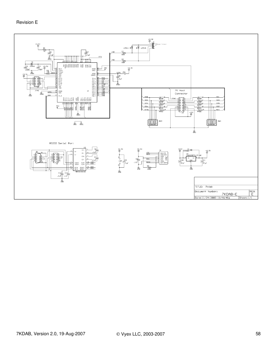 FARGO electronic manual Revision E 7KDAB, Version 2.0, 19-Aug-2007 Vyex LLC 