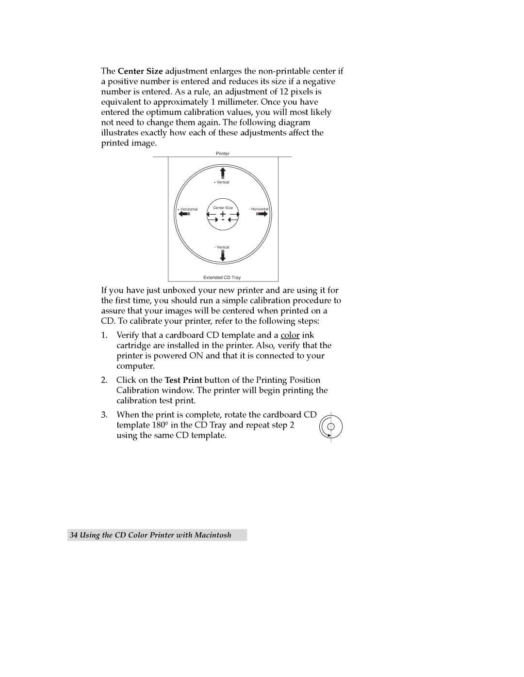 FARGO electronic CD Color Printer manual 