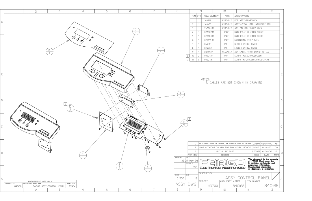 FARGO electronic HDP700 manual 