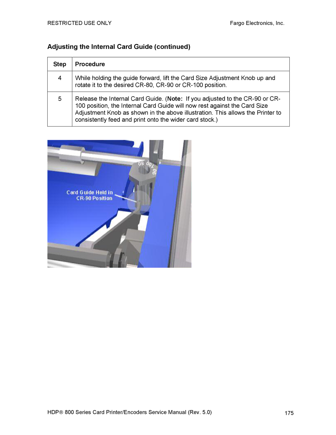 FARGO electronic HDP820 service manual 175 