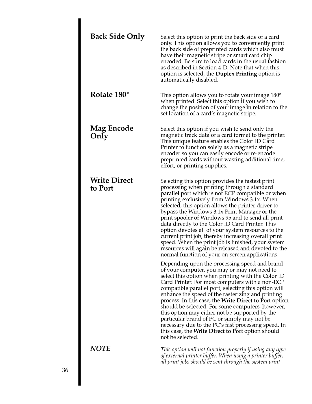 FARGO electronic II manual 