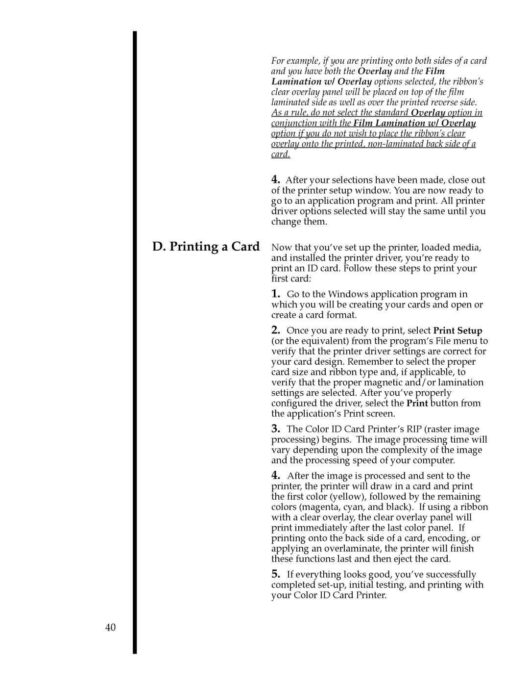 FARGO electronic II manual 