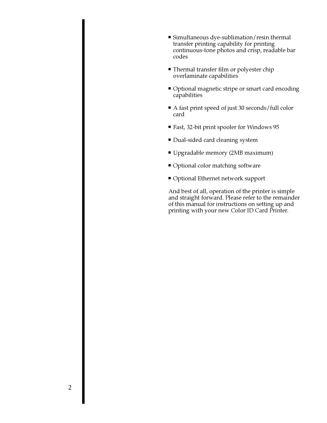 FARGO electronic II manual 