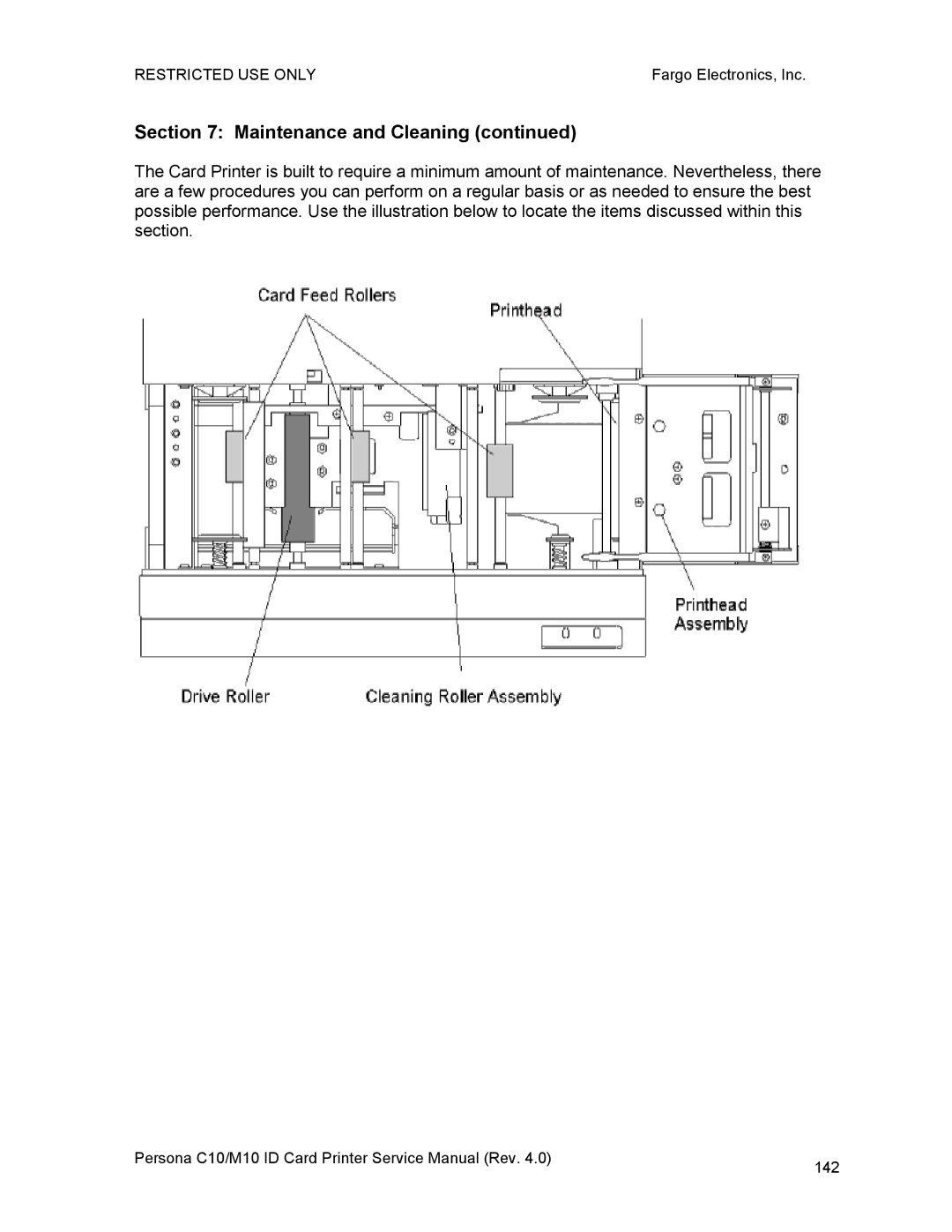 FARGO electronic M10, C10 service manual Maintenance and Cleaning 