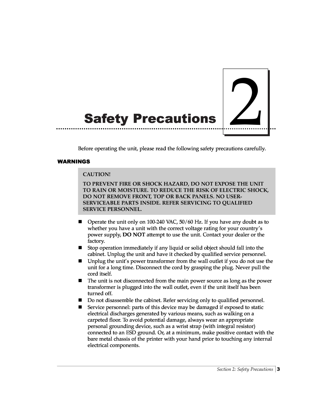 FARGO electronic Pro-L manual Safety Precautions, Warnings 