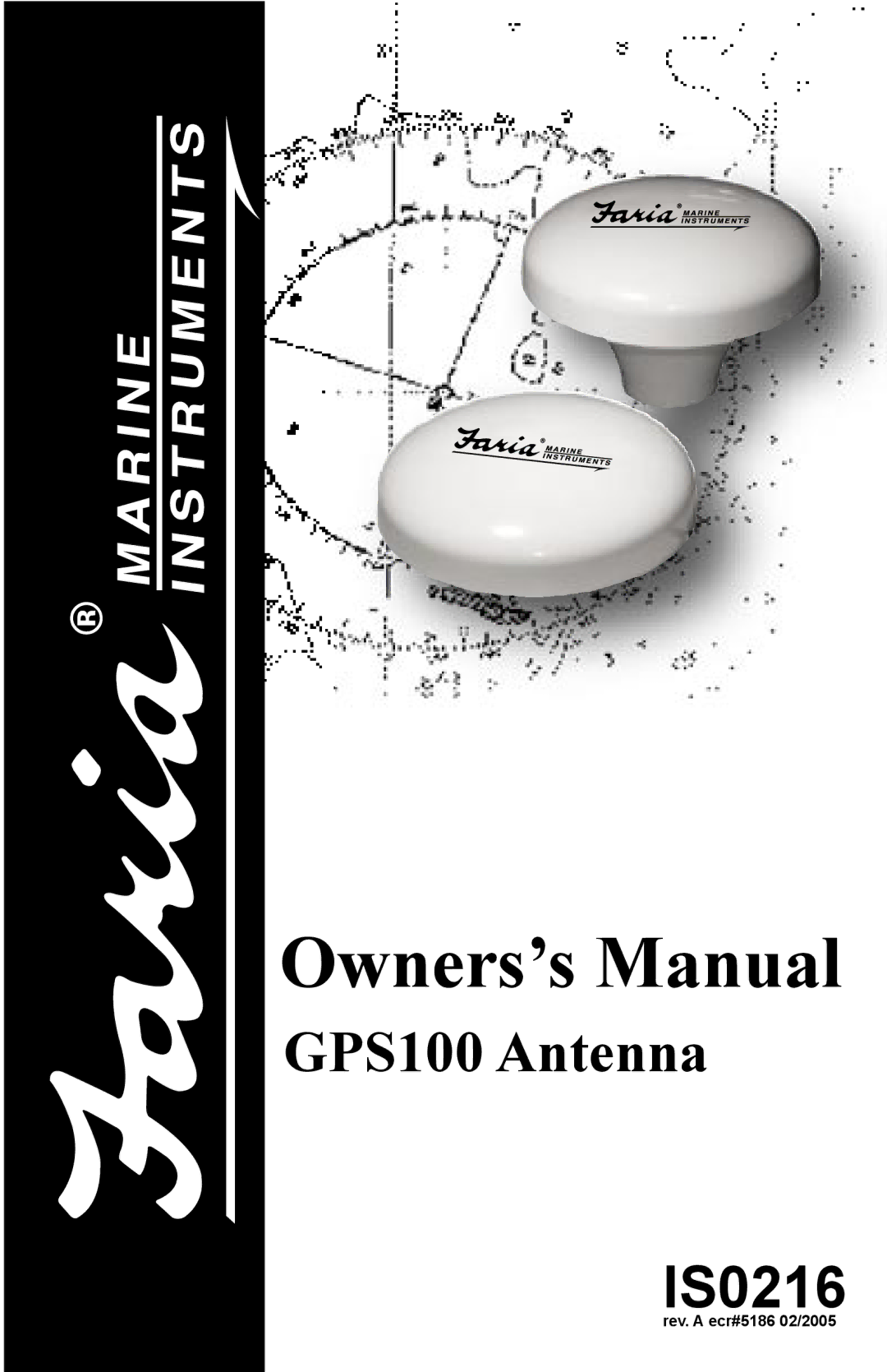 Faria Instruments GPS100 manual Owners’s Manual 