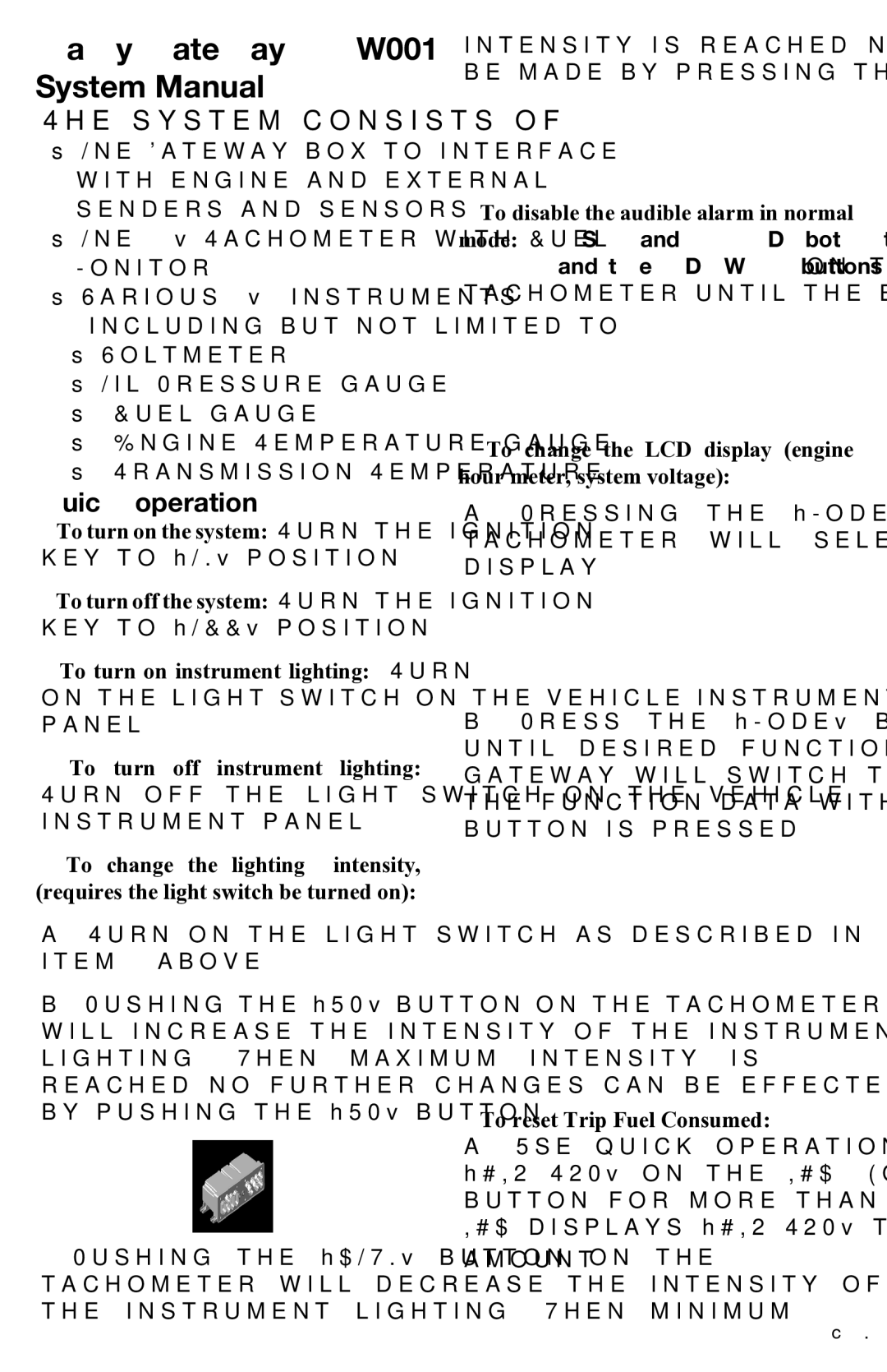 Faria Instruments manual Navy Gateway GW0016 System Manual 