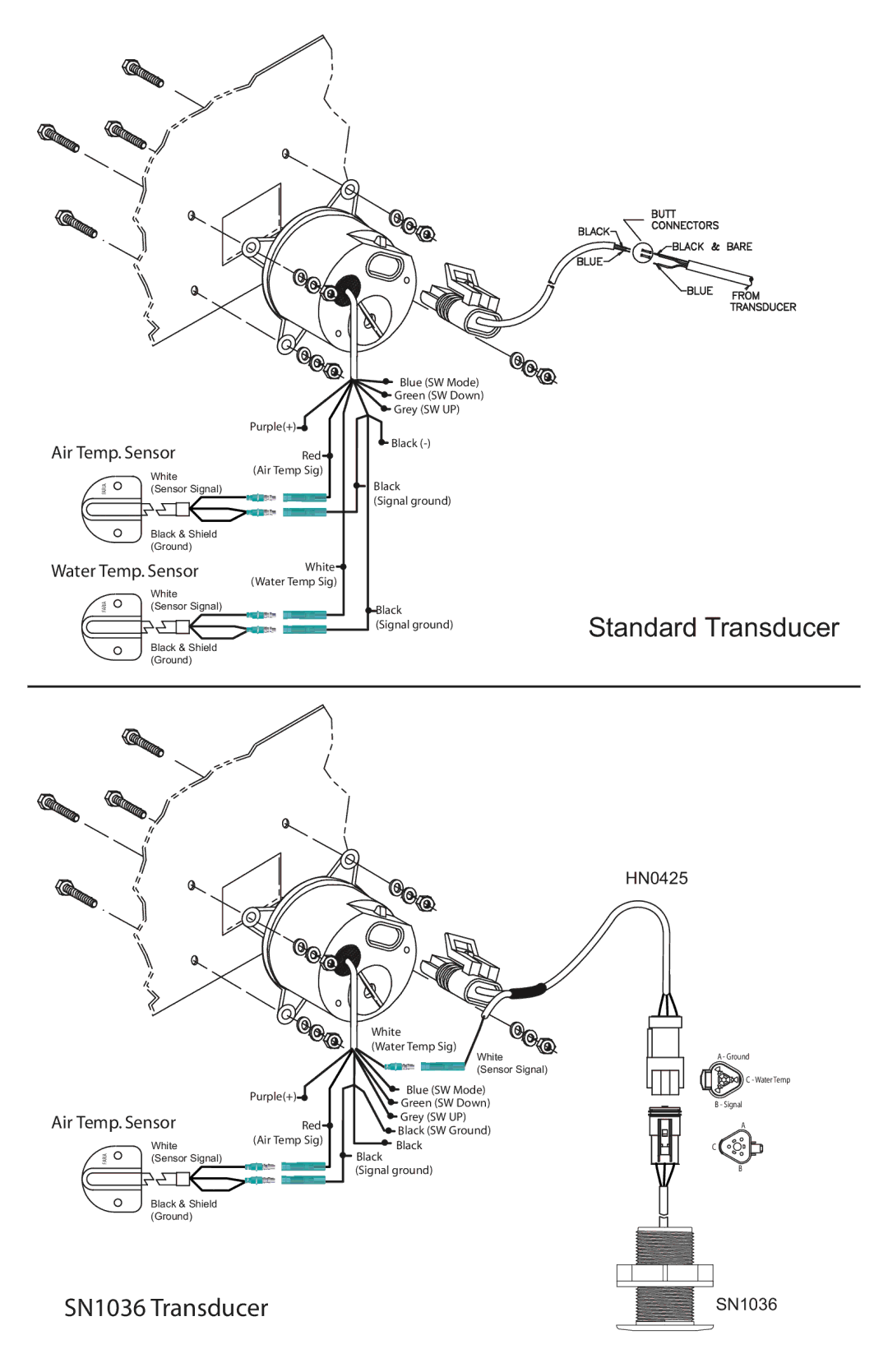 Faria Instruments IS0246 owner manual Standard Transducer 