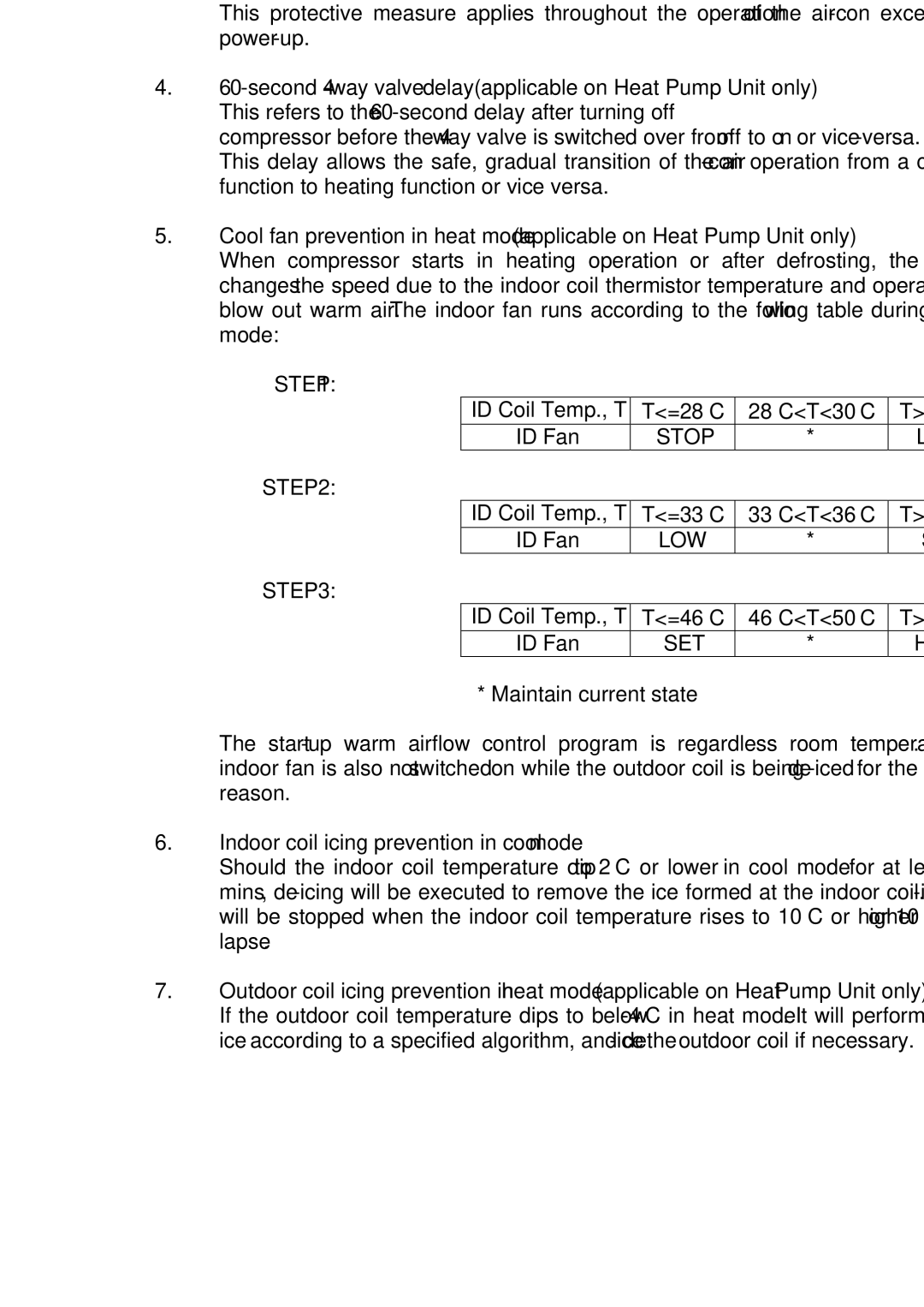 Fedders R407C service manual Step 