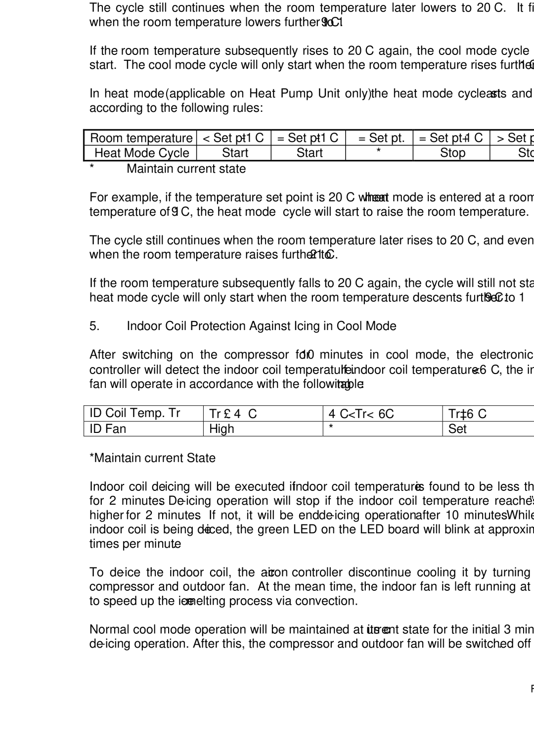 Fedders R407C service manual Heat Mode Cycle 