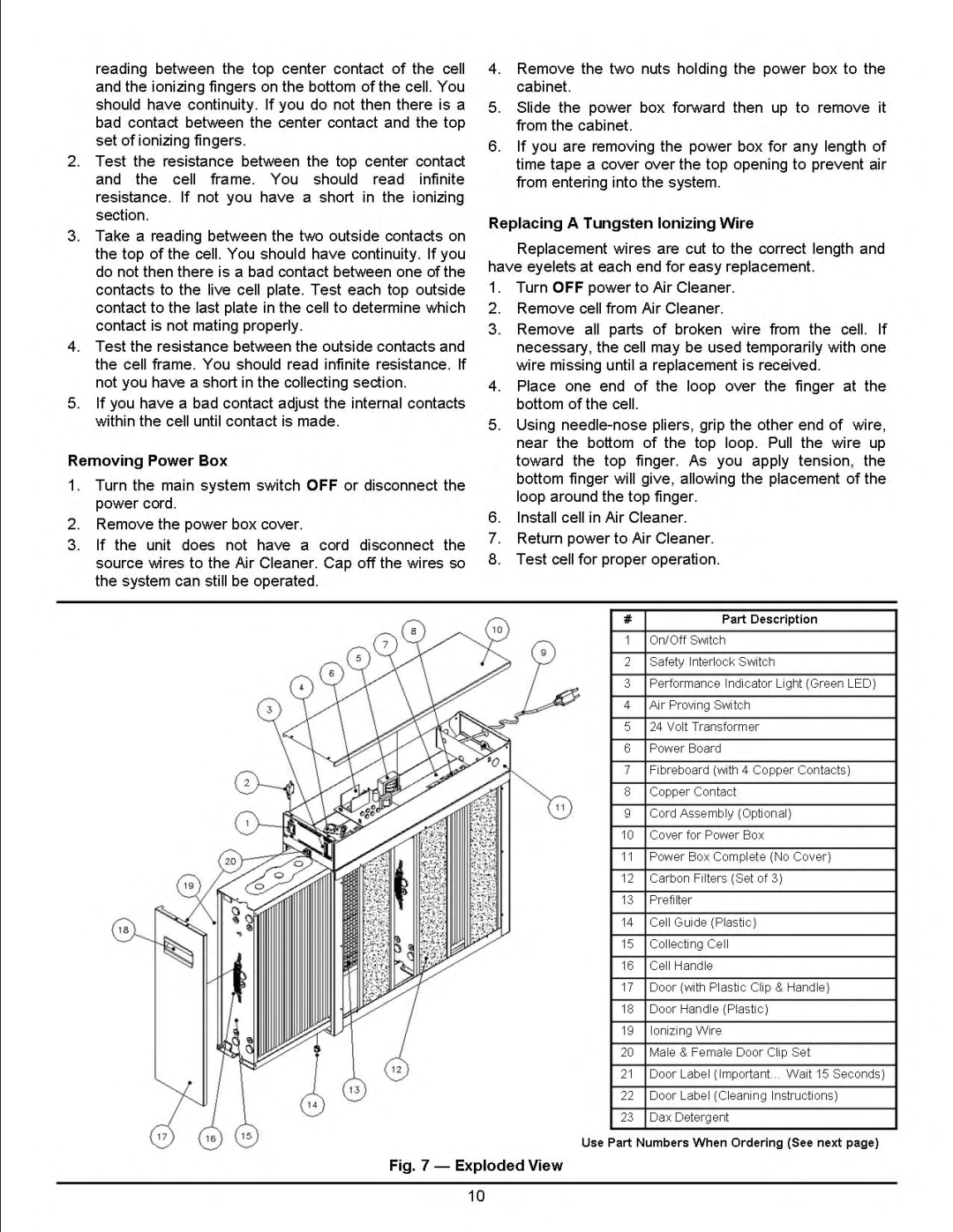 Fedders S1-EAC14002020, S1-EAC20002025, S1-EAC14001625 manual 