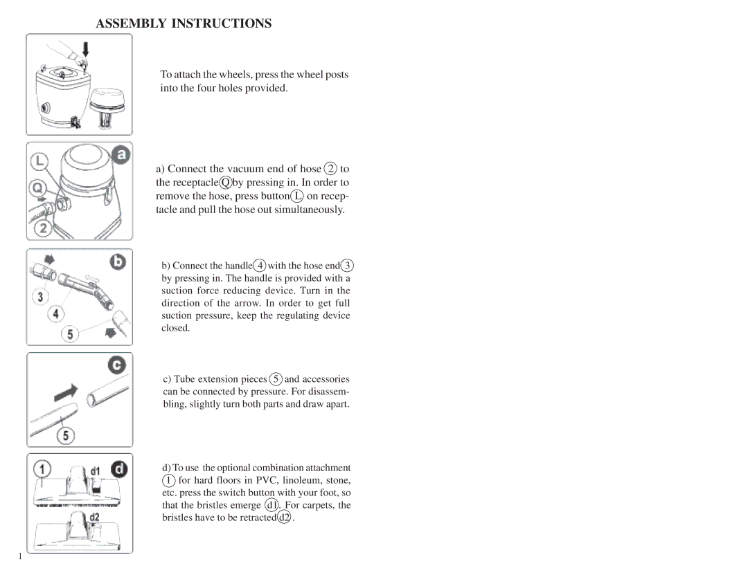 FEIN Power Tools 9-55-13PE manual Assembly Instructions 