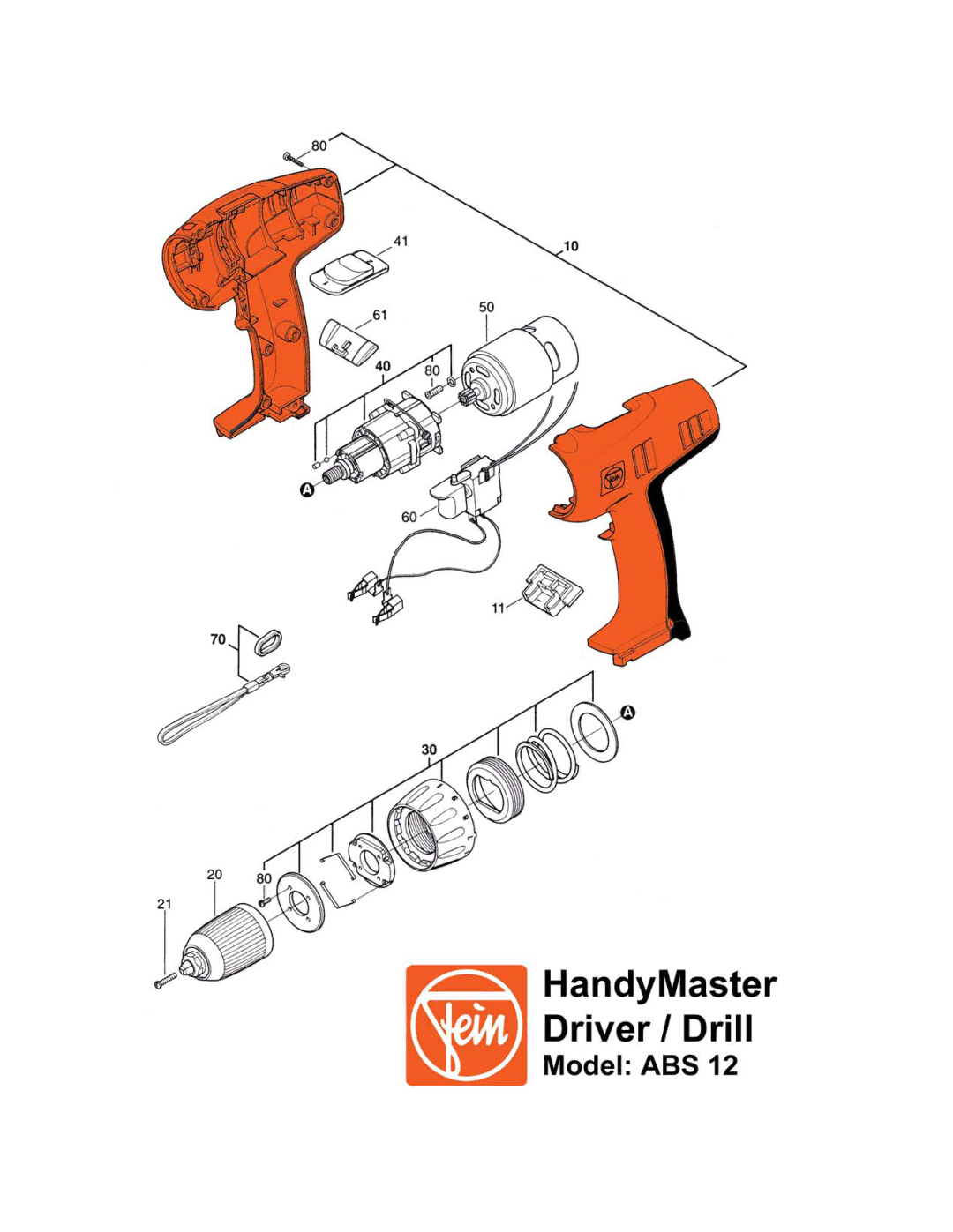 FEIN Power Tools ABS 12V warranty 