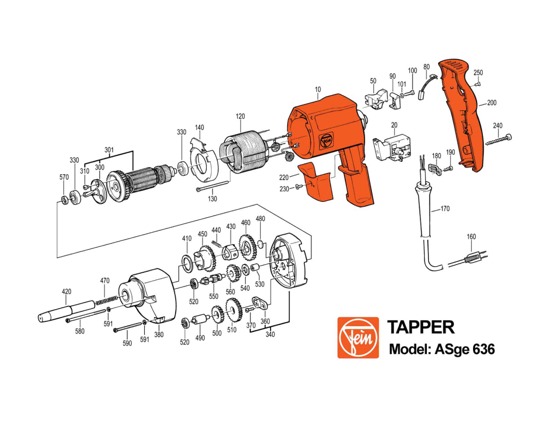 FEIN Power Tools ASge 636 warranty 