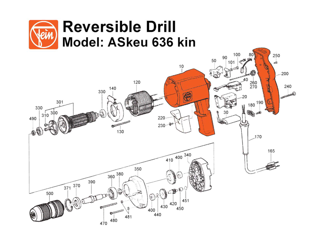 FEIN Power Tools ASKEU 636 Kin warranty 