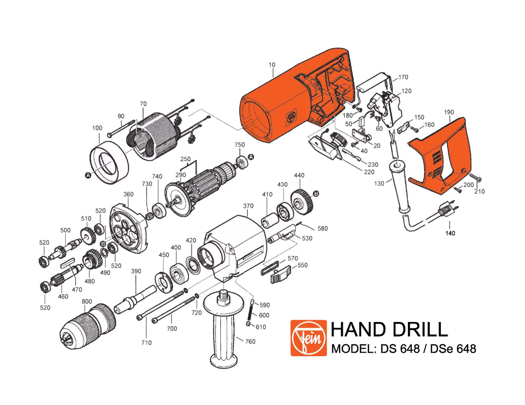 FEIN Power Tools DS 648, DSe 648 warranty 