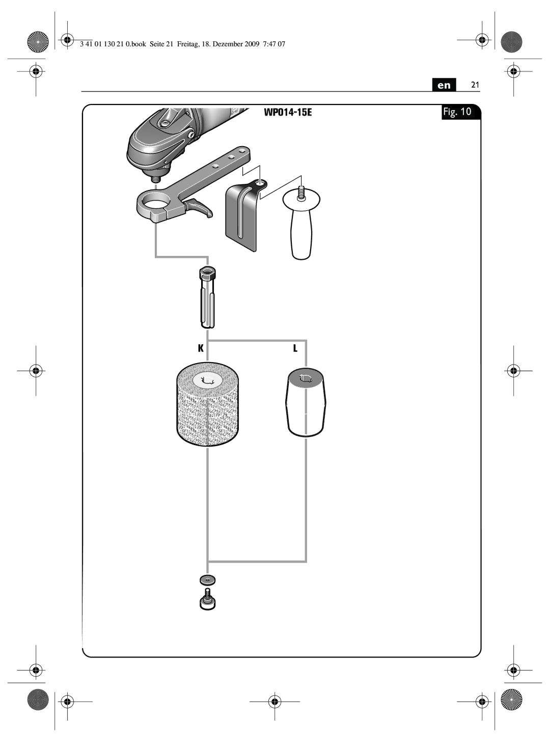 FEIN Power Tools WPO14-25E manual WPO14-15E 