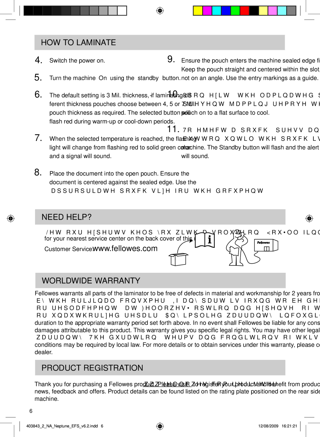 Fellowes 125 manual HOW to Laminate, Need HELP?, Worldwide Warranty, Product Registration 