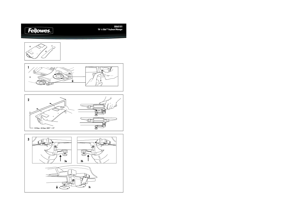 Fellowes 8060101 manual 