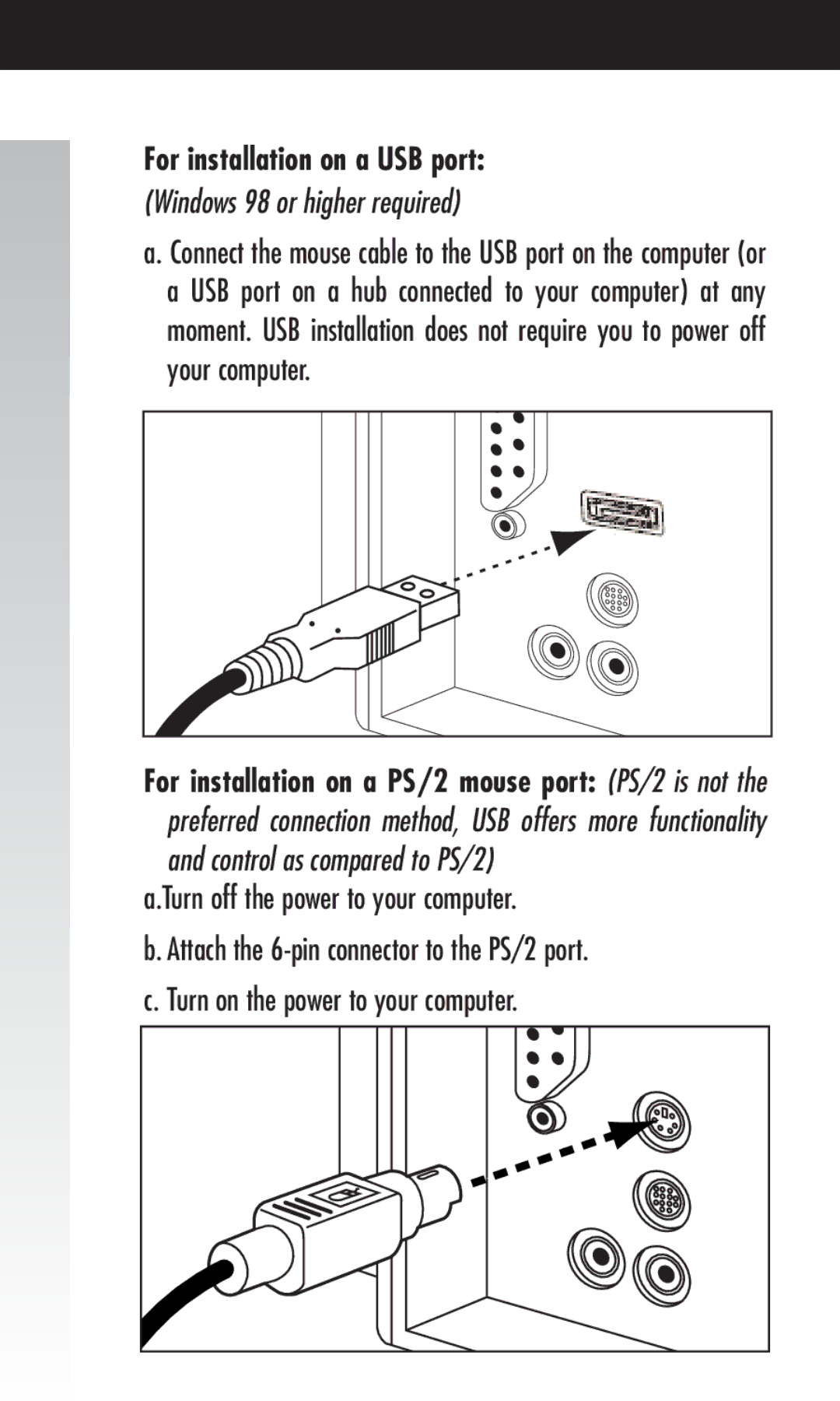 Fellowes 854576 manual For installation on a USB port, Turn off the power to your computer 