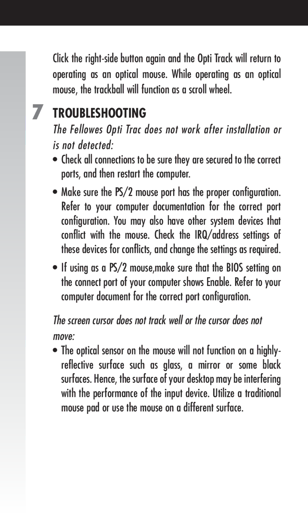 Fellowes 854576 manual Troubleshooting 