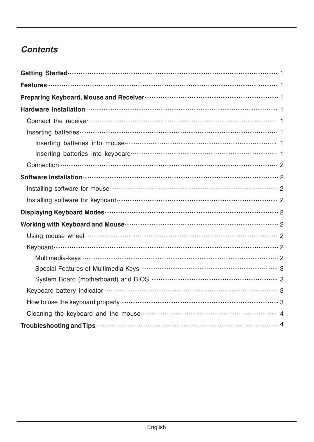 Fellowes 9893501 manual Contents 