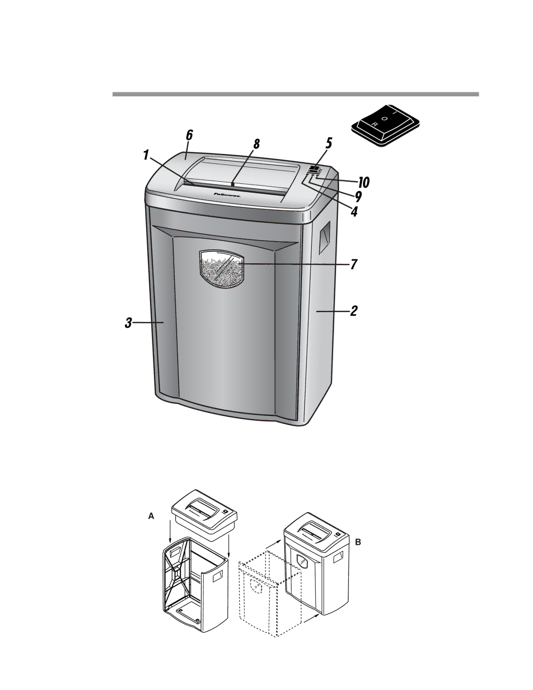 Fellowes DM8C manual 