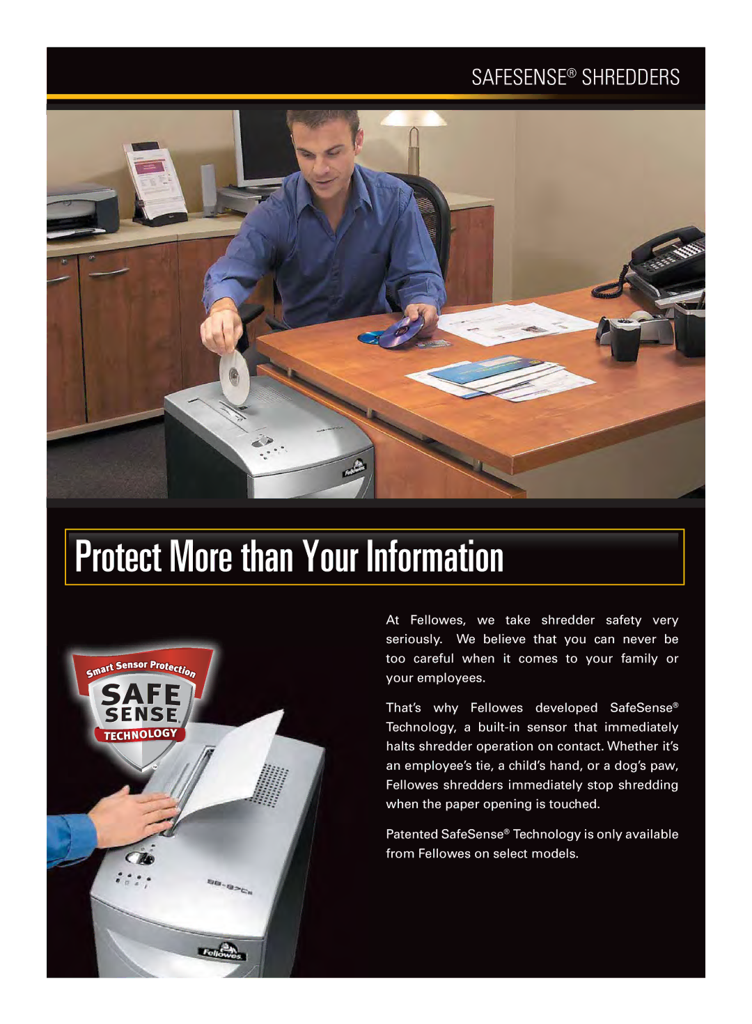 Fellowes MS-460CS, SB-99Ci, SB-89Ci manual Protect More than Your Information 