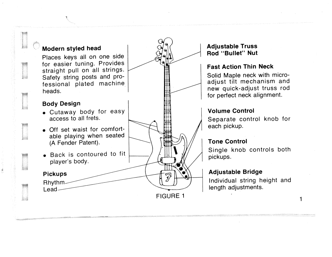 Fender 11040 manual 