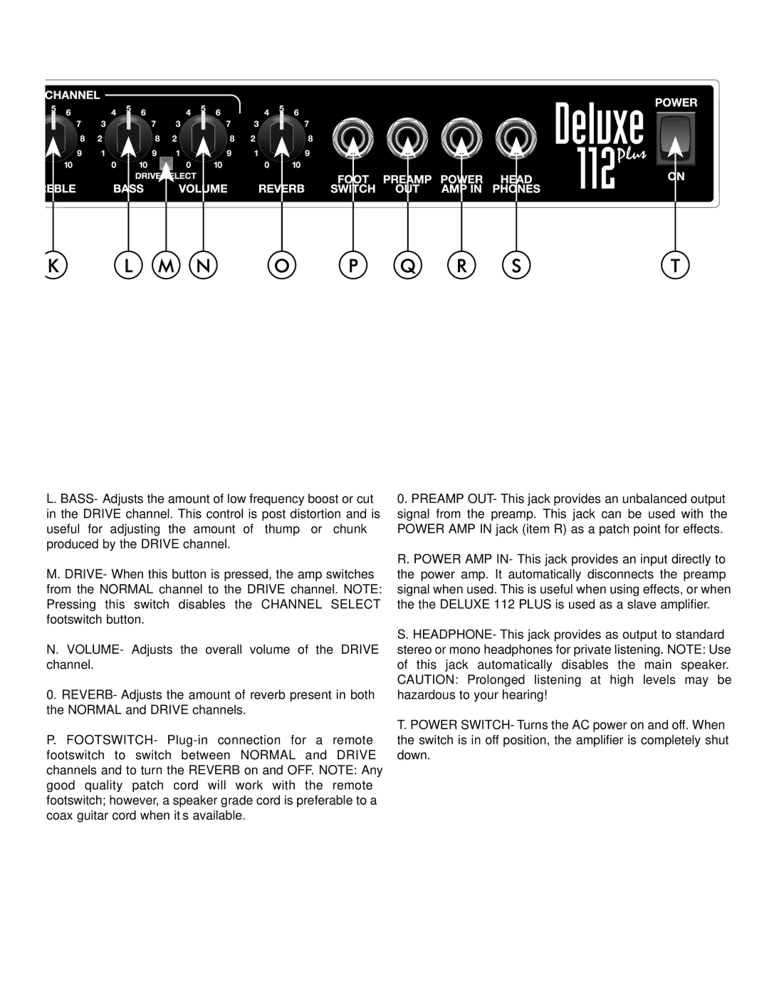 Fender 112 owner manual 