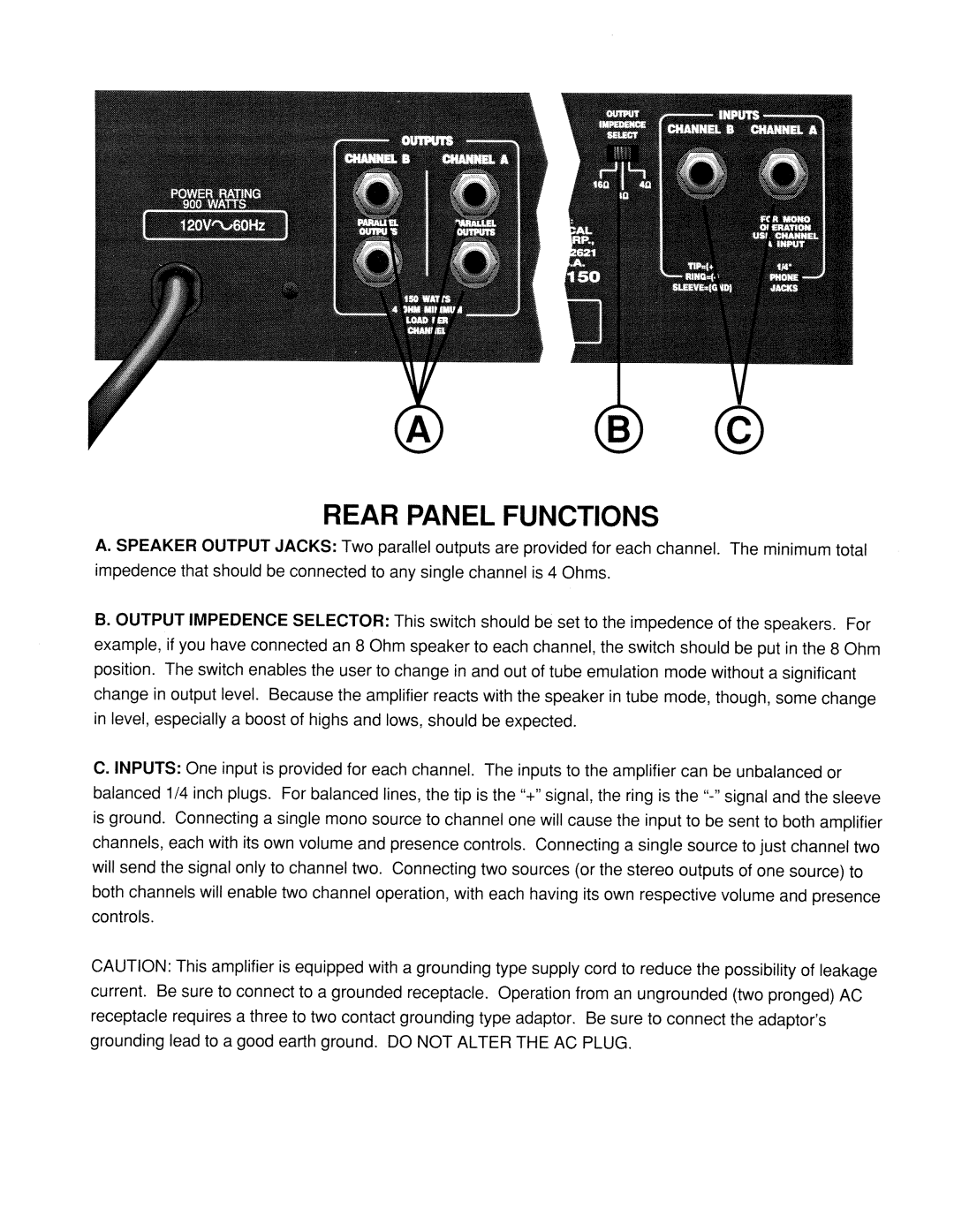 Fender 2150 manual 