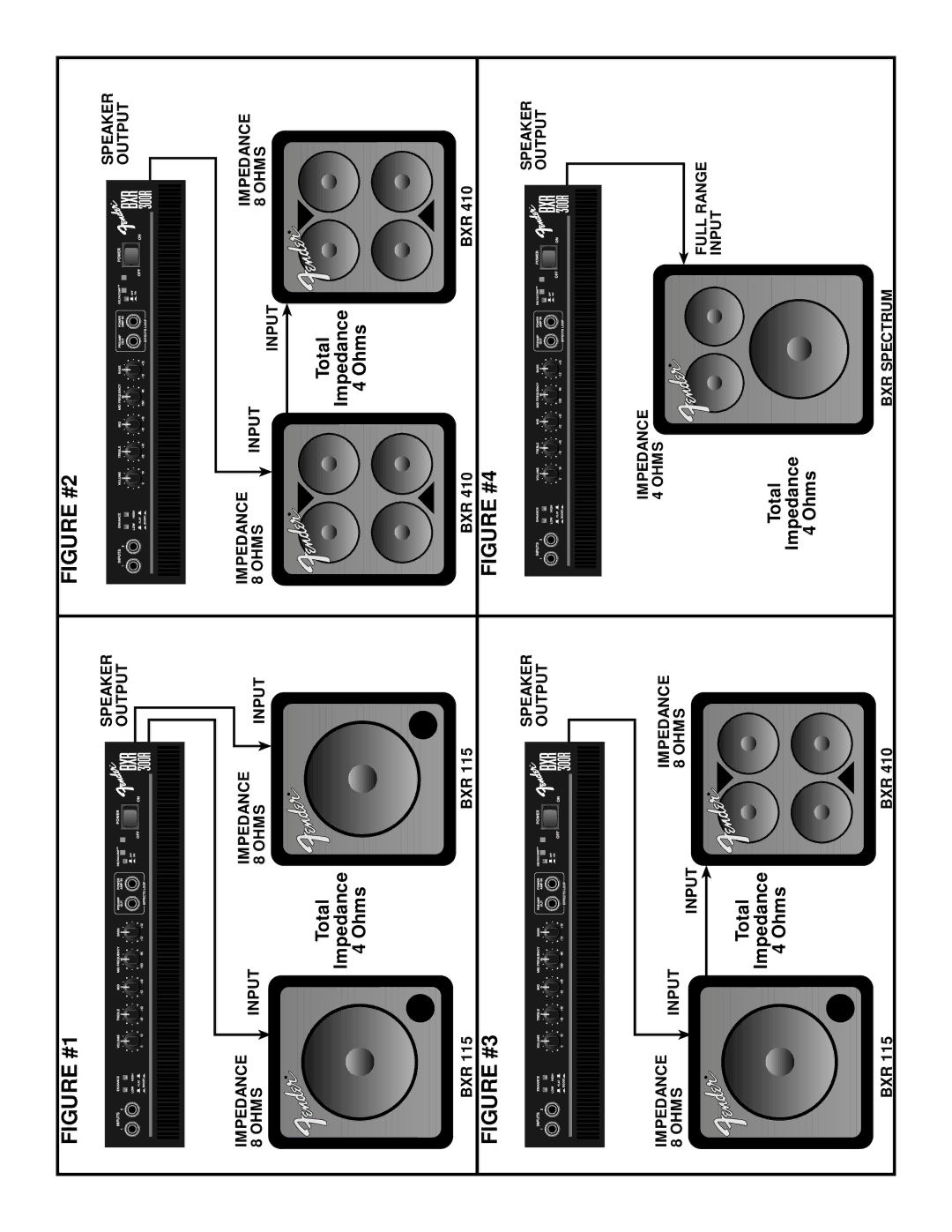 Fender BXR 300C, BXR 300R owner manual Figure #1 