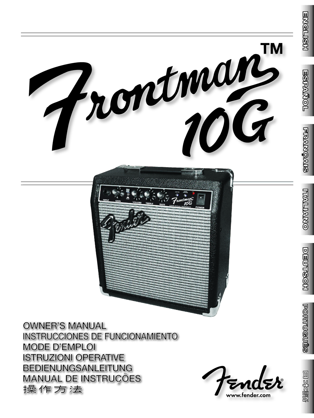 Fender Frontman 10G manual 