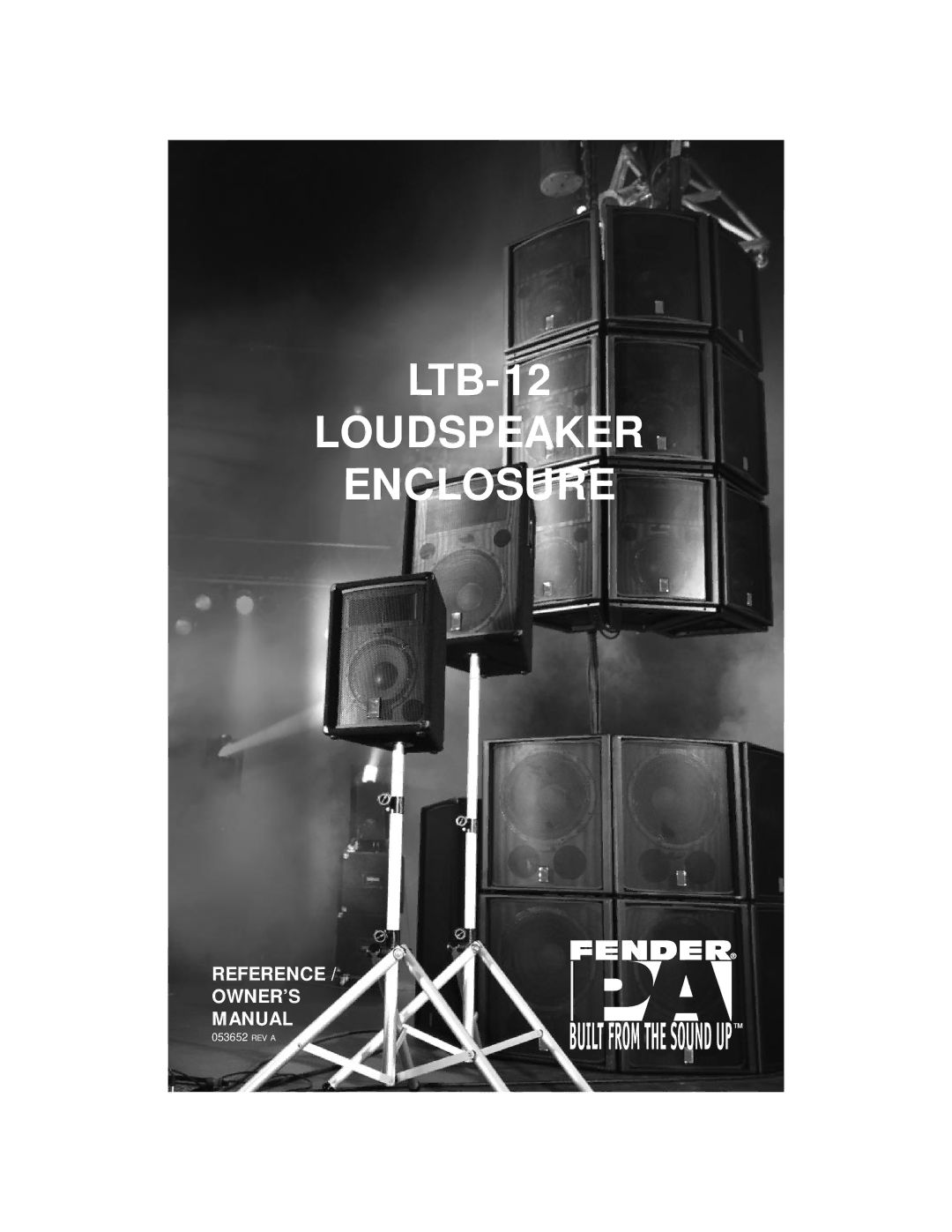 Fender LTB-12 owner manual Loudspeaker Enclosure 