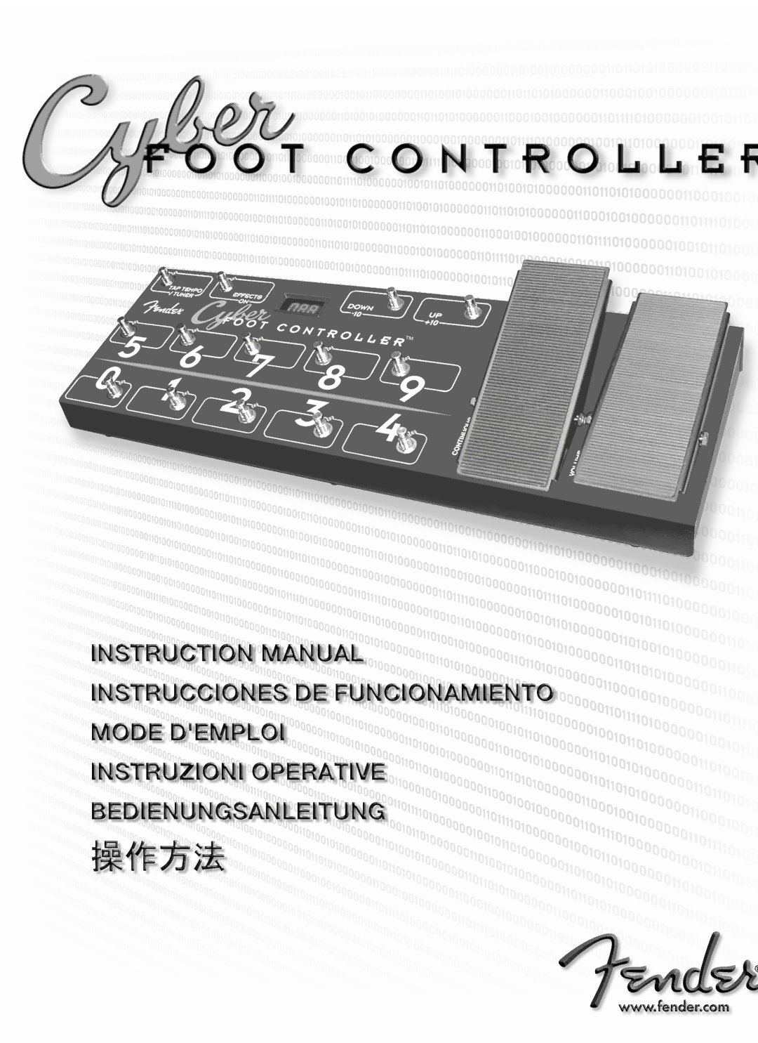 Fender Music Pedal manual 